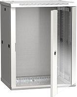 ITK Шкаф настенный LINEA W 15U 600х450мм дверь стекло RAL 7035 | код LWR3-15U64-GF | IEK